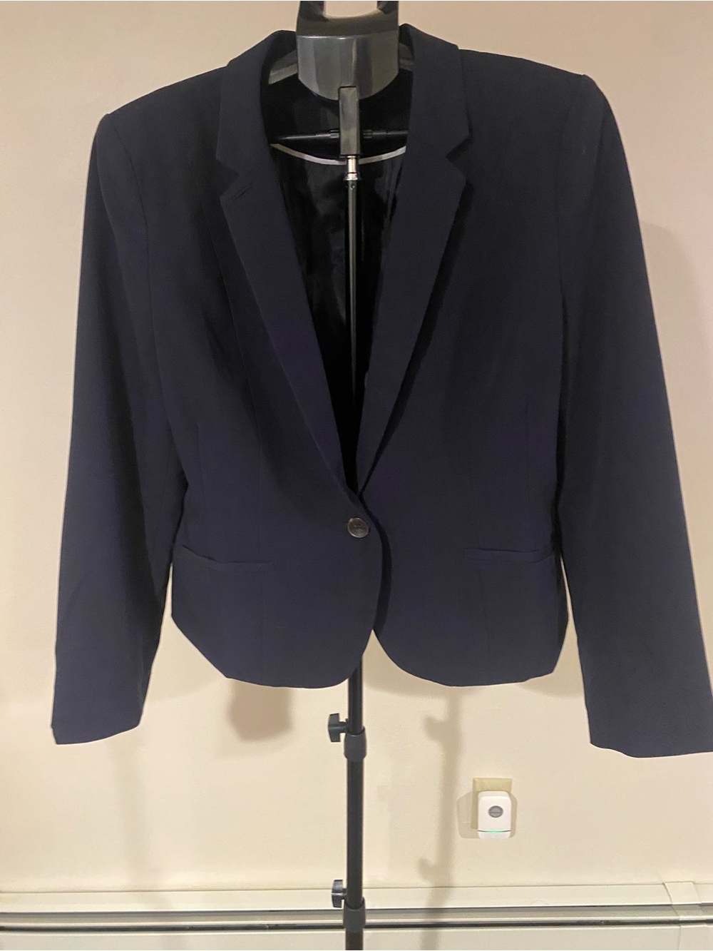 Worthington Navy Single-Button Tailored Blazer